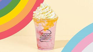 Pride Shake debuts at Shake Shack today with portion of proceeds benefiting The Trevor Project
