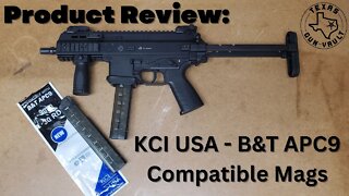 Product Review: KCI USA - B&T APC9 Compatible Aftermarket Magazines