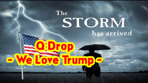 Q Drop ~ We Love Trump!.