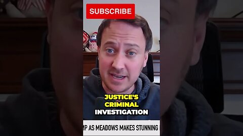 BREAKING: DOJ Prepared to INDICT Trump as Meadows Makes STUNNING Move #shorts