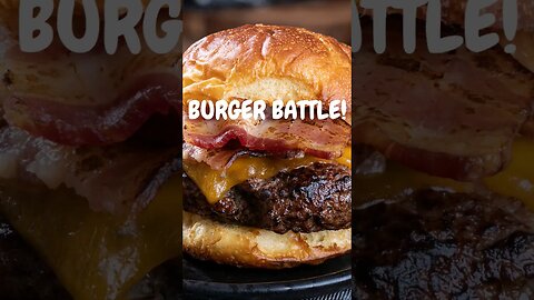 BURGER BATTLE! Who Is The Burger King? 🍔 #shorts #shortvideo #viral #youtubeshorts