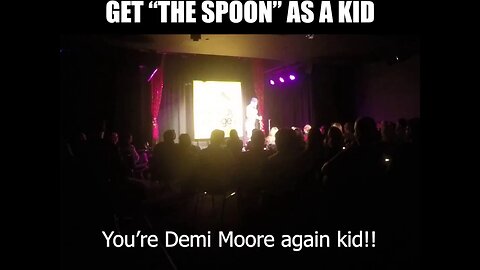 Did you get the spoon as a child? Australian comedian