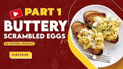 best delicious buttery scrambled eggs breakfast part1 #shorts