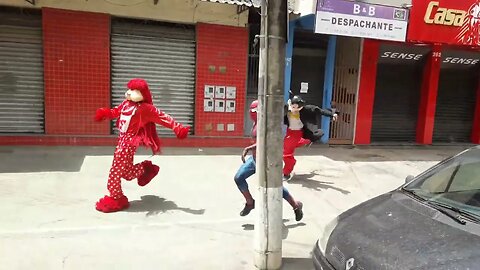 SUPER NINJAS, DANÇANDO FOFÃO, MICKEY MOUSE E HOMEM ARANHA NA CARRETA DA ALEGRIA TRIPLO X, LIKE 18