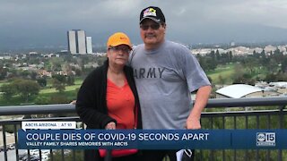 Couple dies of COVID-19 seconds apart