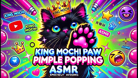 King Cat Paw Mochi pimple popping ASMR- huge pimple 😱 #visualasmr #pimplepopping