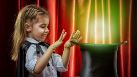 Small girl best magic tricks