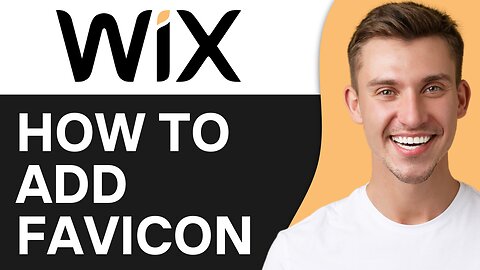 HOW TO ADD FAVICON IN WIX