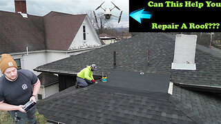How To Fix A Roof Leak Using A Drone!