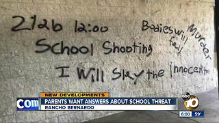 Parents want answers about school threat