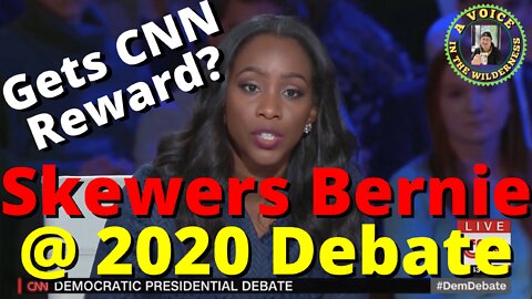 Abby Phillip of CNN gets her own show as a reward for skewering Bernie Sanders in the 2020 debate?