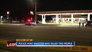 Two dead, one injured in shooting at St. Petersburg gas station; search for shooter continues