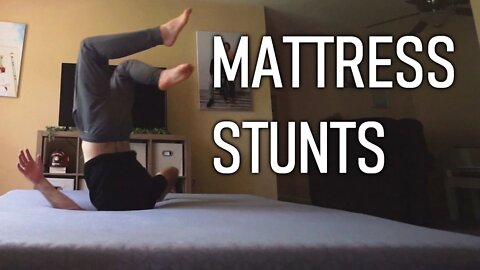 Quarantine Flips and Stunts Using a Zoma Mattress