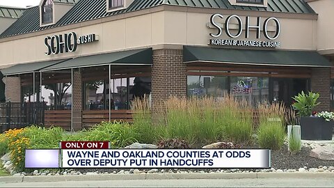 Off-duty Wayne County deputy demanding apology after being handcuffed at restaurant by Oakland County deputy