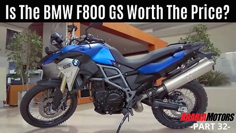 Is The BMW F800 GS Worth The Price? | Arabia Motors Part 32
