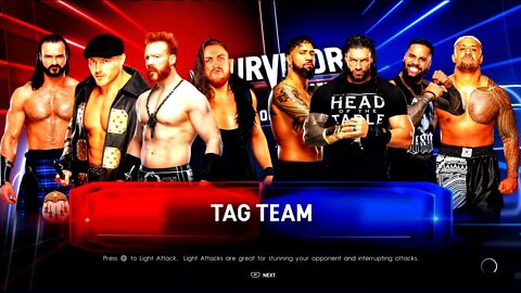 WWE Survivor Series WarGames 2022 The Brawling Brutes/McIntyre/Owens vs The Bloodline in WarGames