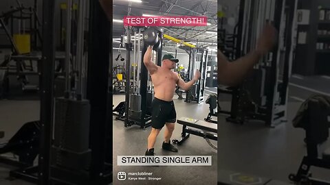 STANDING SINGLE-ARM SHOULDER - The Ultimate Test of Strength