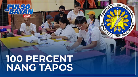 COMELEC, 100 percent ng tapos sa pamamahagi ng honoraria sa mga BSKE poll worker