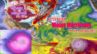 Potential Major Hurricane Forming In The Caribbean!!