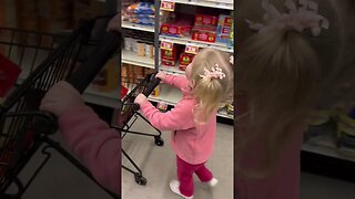 Sweetest Toddler Ever Shopping for Groceries!!!