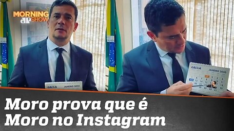 Moro prova que é Moro em (nova) conta de Moro no Instagram