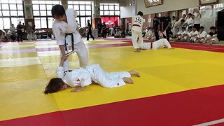 '23 第3回WSAF合気道競技世界選手権大会 演武競技 有段の部 対短刀乱取り基本の形１７本 予選３回戦 Cコート第１試合