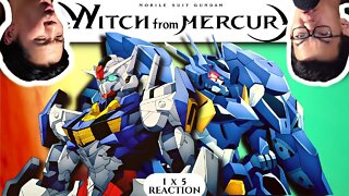 𝕄𝔼ℂℍ𝔾𝔸𝕊𝕄 🤯 | Gundam Witch from Mercury EP5 Reaction