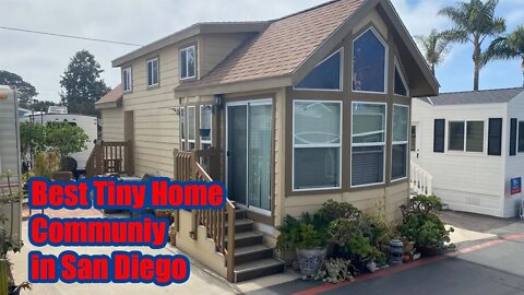 Tiny Home Tour Beach Community in Southern California. A Tiny House Tour.