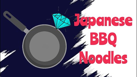 Japanese inspired BBQ noodles