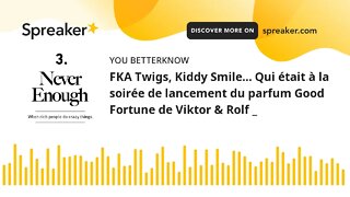 FKA Twigs, Kiddy Smile… Qui était à la soirée de lancement du parfum Good Fortune de Viktor & Rolf _