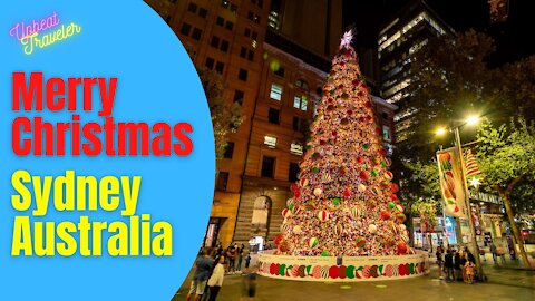 Merry Christmas from Sydney, Australia - Sydney’s largest Christmas tree