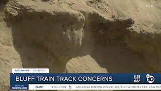 Bluff train track concerns
