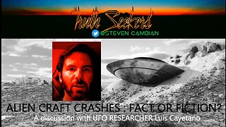 Alien craft crashes : Fact or fiction? A discussion with UFO researcher Luis Cayetano.