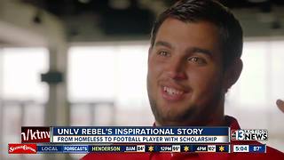 UNLV football player was once homeless now has hope