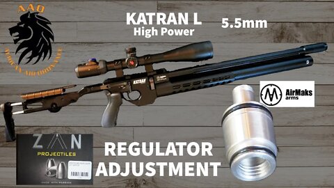 AIrMaks Arms Katran in 5.5mm, Tear Down for Regulator Adjustment