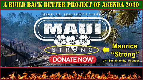 Many Observers Regard Maui Fire as Agenda 2030 Terrorist Event