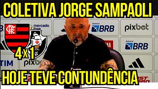 AO VIVO COLETIVA DE JORGE SAMPAOLI FLAMENGO 4 X 1 VASCO - É TRETA!!! NOTÍCIAS DO FLAMENGO