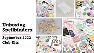 UNBOXING | Spellbinders September 2022 Club Kits