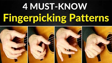 Top 4 Fingerpicking Guitar Patterns (Travis Picking Style)