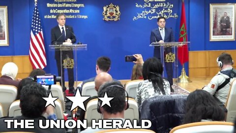 Secretary of State Blinken and Moroccan Foreign Minister Bourita Hold a Joint Press Conference