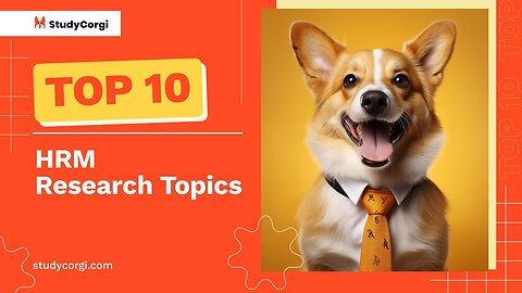 TOP-10 HRM Research Topics