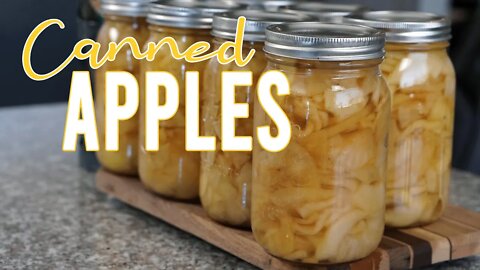 How to Can Apples at Home; Step by Step