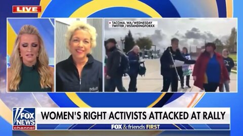 Fox News - Kellie-Jay on Fox and Friends talking about the assault at Let Women Speak in Tacoma