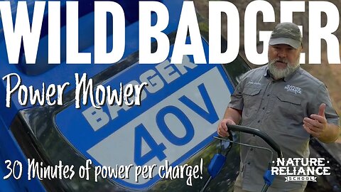 Wild Badger Lawn Mower: Quiet, Powerful, and Efficient ￼