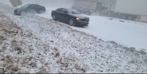 Nail biting video of pileup Schuylkill County,snow brought visibility on Interstate 81 to near zero.