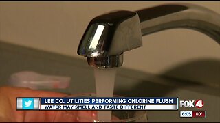 Lee County Utilities is performing a chlorine flush for residents of Lee County