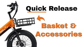 eBike Quick Release Basket SOLVED