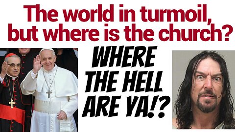 The world is in turmoil... but where are our religious leaders?