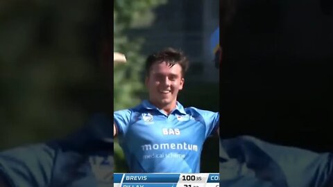 Dewald Brevis 162 in t20 match , Dewald Brevis 162 runs (57 ) balls