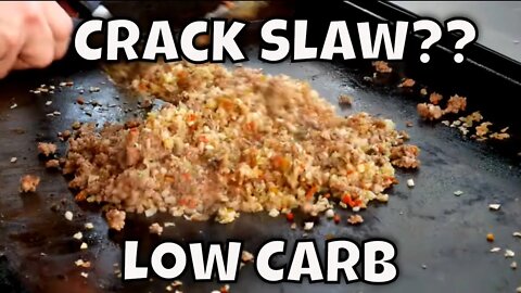 Crack Slaw (Low Carb) on the Blackstone Griddle